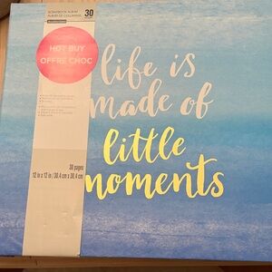 NWT Life is Made of Little Moments Scrapbook Album